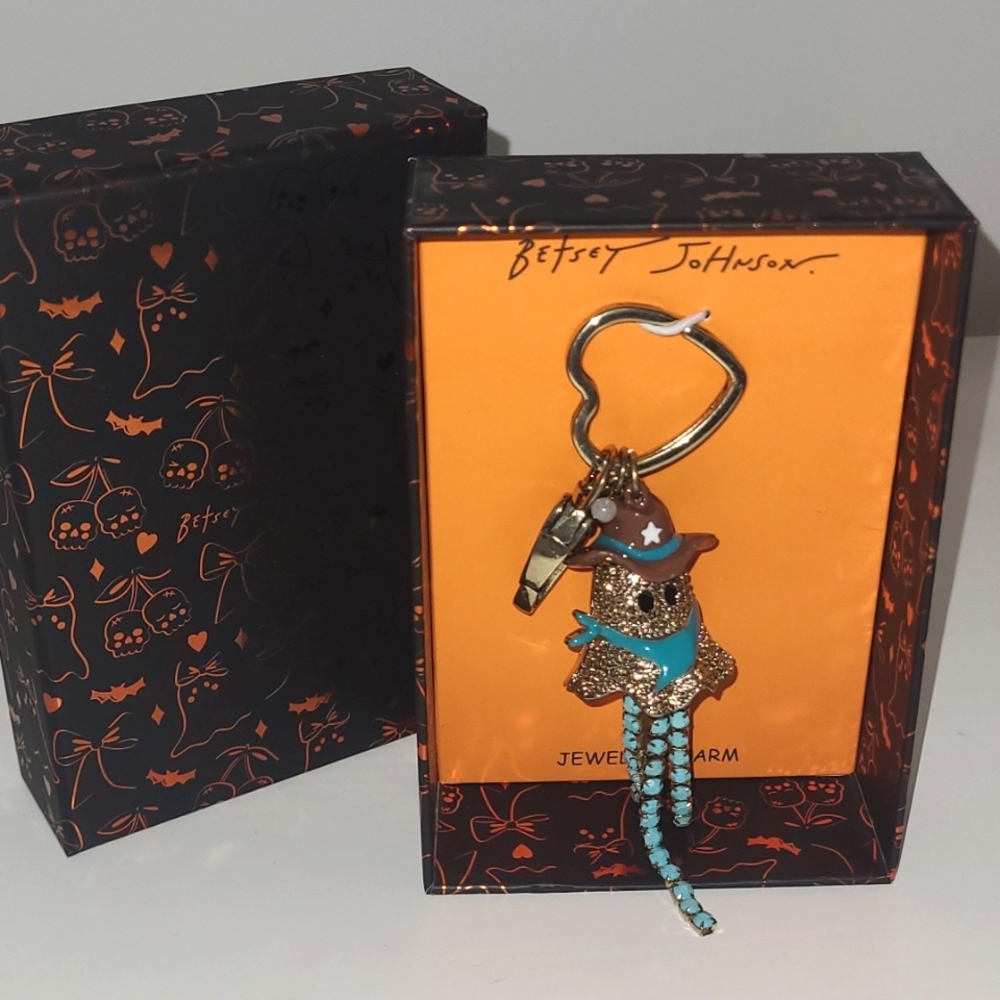 Betsey Johnson Cowboy Ghost Charm - Picture 2 of 5